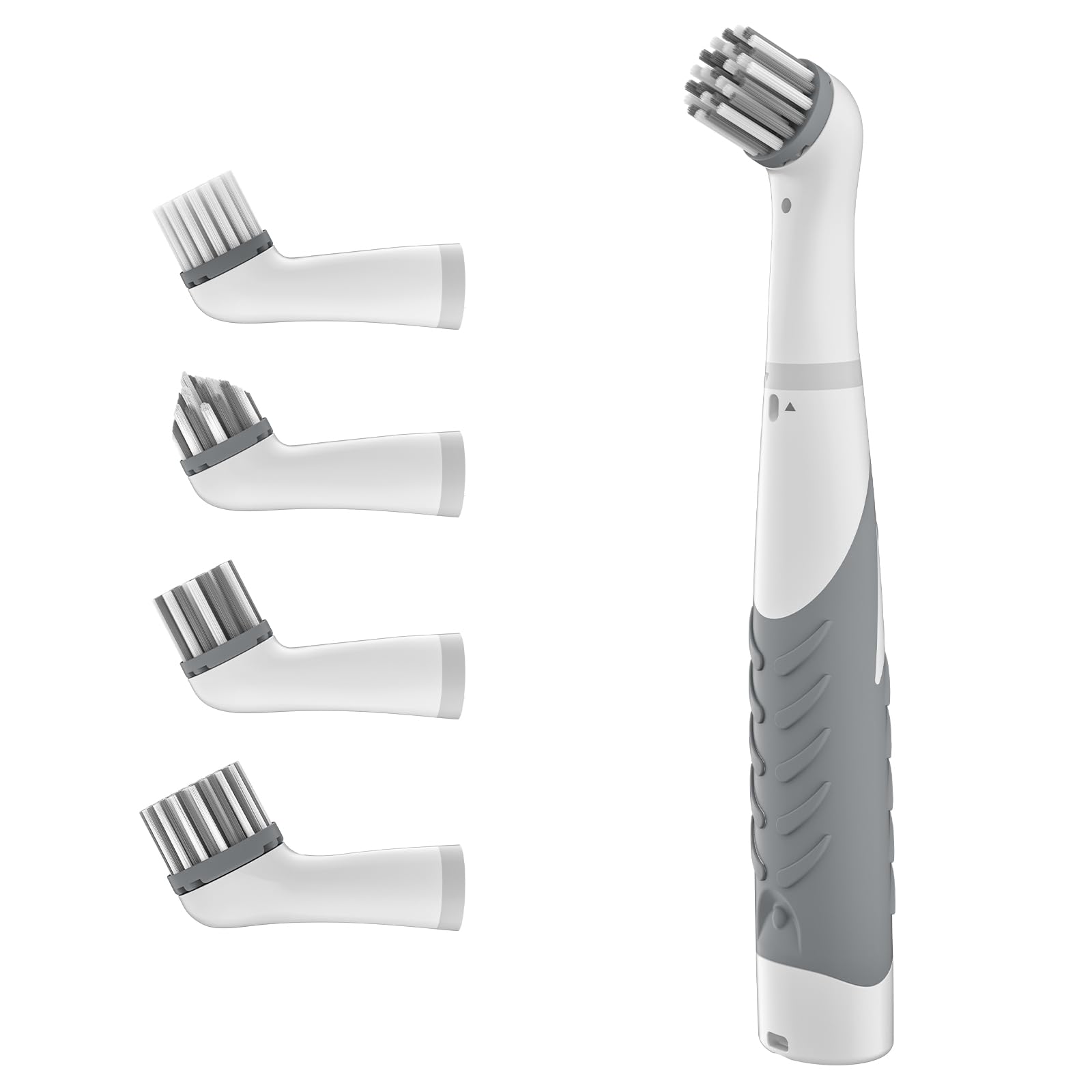 Electric Cleaning Brush with 4 in 1 Multiple Brush Heads, Indoor Household Cordless Motorized Brush for Bathroom Toilet Kitchen 