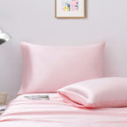 Ersmak Satin Pillowcase King Set Of 2, Ultra Soft & Silky Satin Pillow Cases For Hair And Skin, Wrinkle Fade Resistant Pillow Co