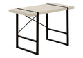 Monarch Specialties I 7659 Computer Desk, Home Office, Laptop, 48 L, Work, Metal, Laminate, Beige, Black, Contemporary, Modern