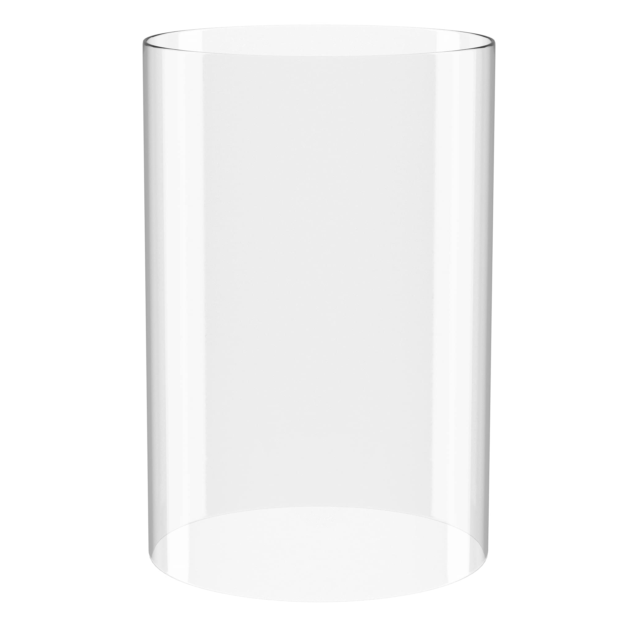 KETELAMP Hurricane Candle Holder Glass, Open Ended Glass, Bottomless Cylindrical Glass, Glass Lamp Shade of 3 x 4 (Multiple Spec