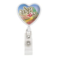 The Wizard Of Oz Ruby Slippers Logo Heart Lanyard Retractable Reel Badge Id Card Holder