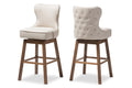 Gradisca Swivel Barstool in Light Beige (only 1 chair )
