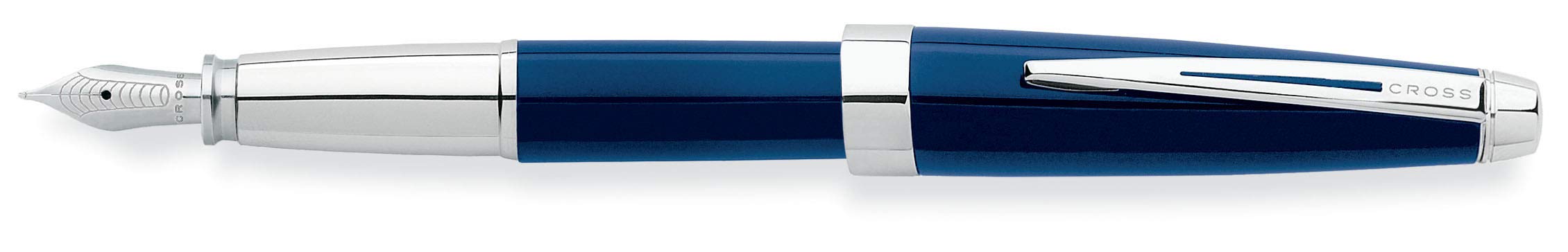 Cross Aventura Starry Blue Fountain Pen With Medium Nib (At0156-2Ms)
