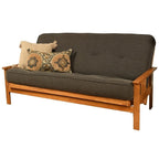 Kodiak Furniture Cotton/Foam Full-Size Futon 7" Mattress w/Charcoal Cover-Frame Not Included