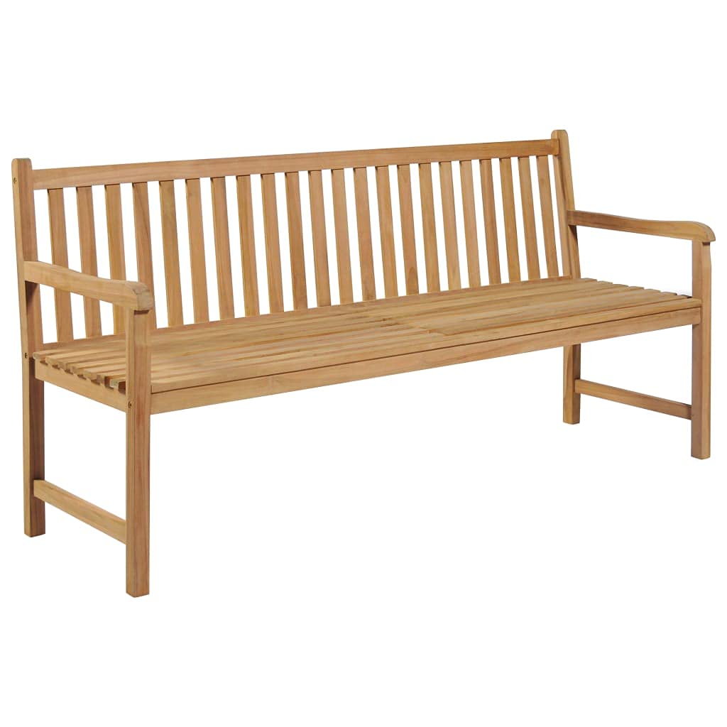 Patio Bench 68.9&quot; Solid Teak Wood