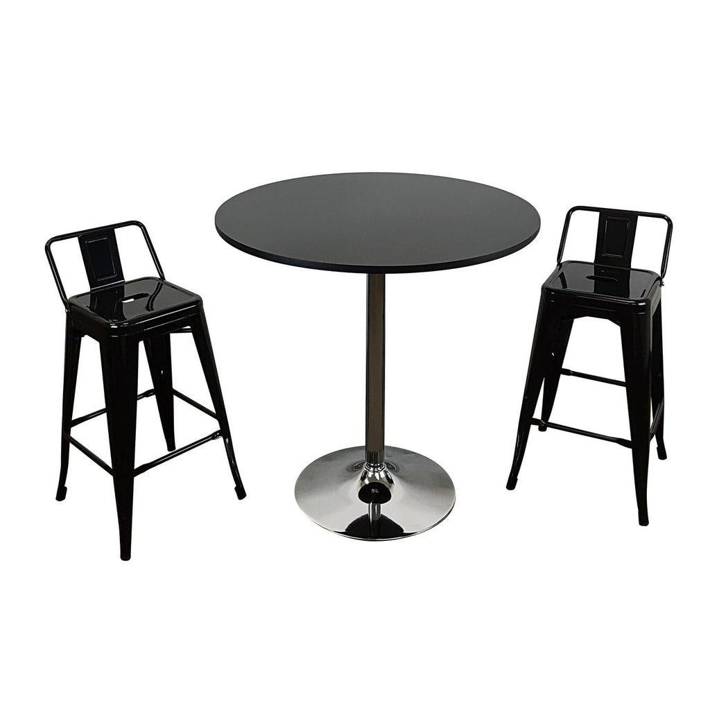 Neos Modern Furniture T7430-K-N Dining Table, Black