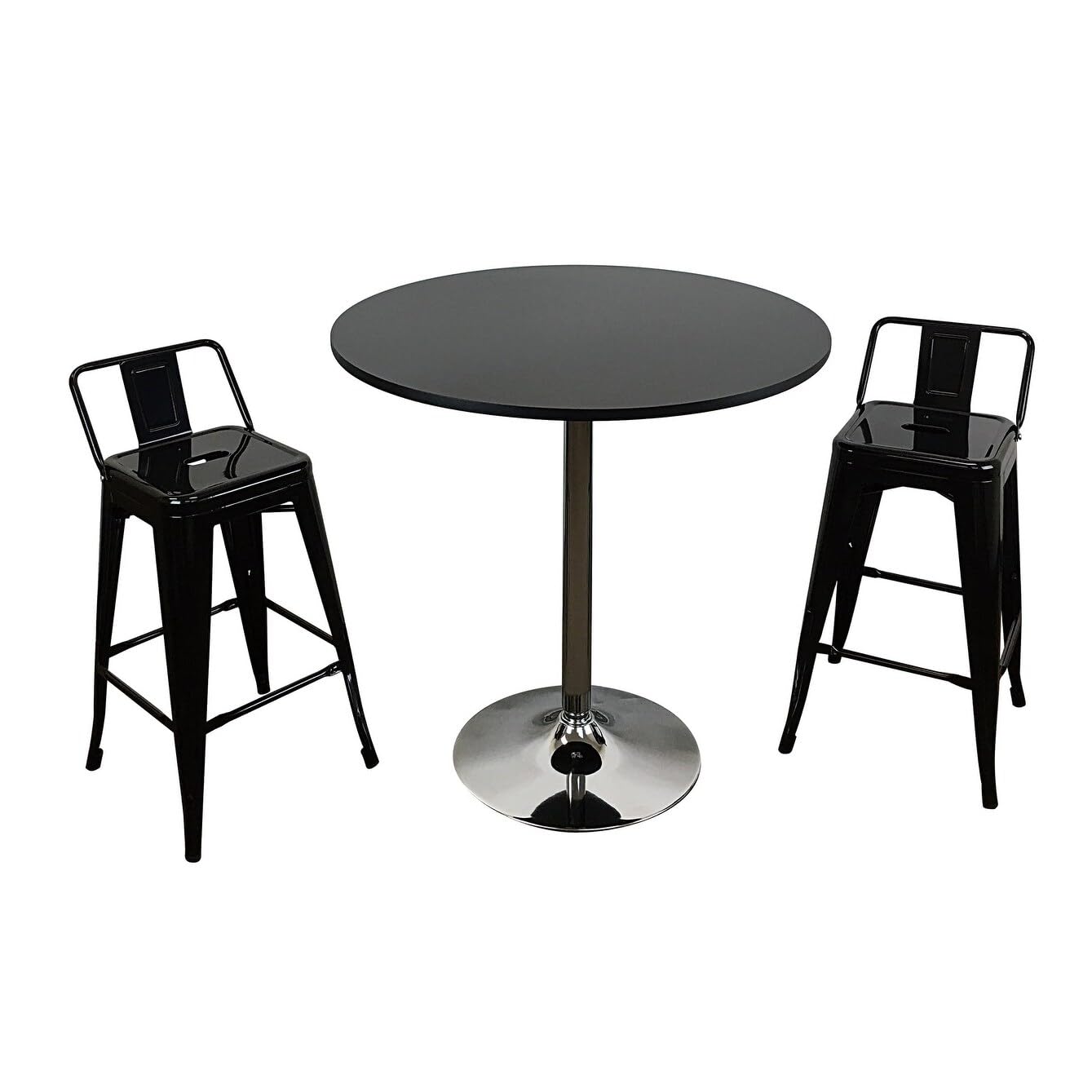 Neos Modern Furniture T7430-K-N Dining Table, Black