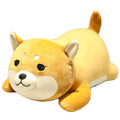 Erdao Shiba Inu Plush Pillow,Soft Corgi Stuffed Animals Toy Cute Sleeping Puppy Doll Gifts For Kids (Round Eyes, 13.7 Inch)
