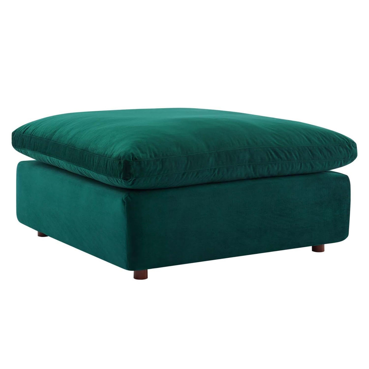 Modway Modular Sofa Commix Down Filled Overstuffed Performance Velvet