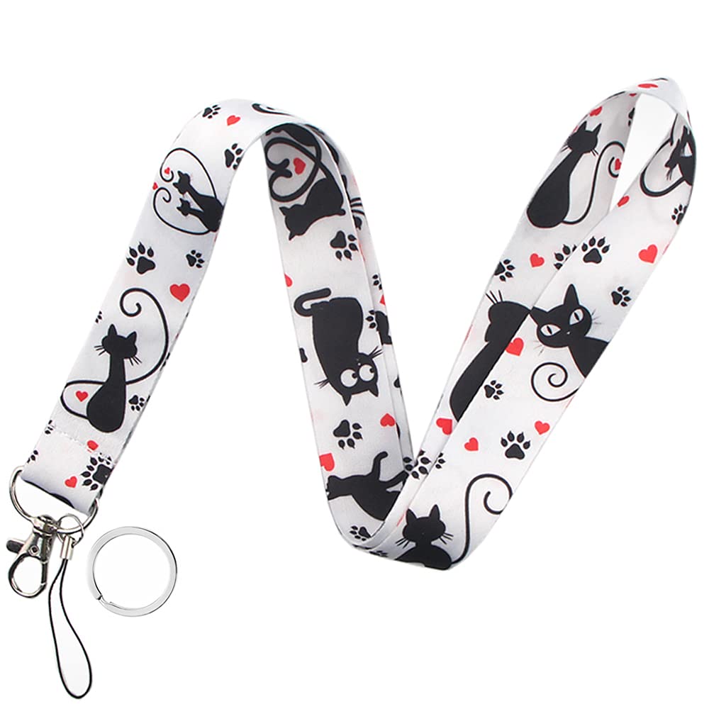 Yiflin Cute Neck Lanyard For Keys, Wallet, Id Card Holder, Cool Keychain Lanyard For Women, Men, Teacher