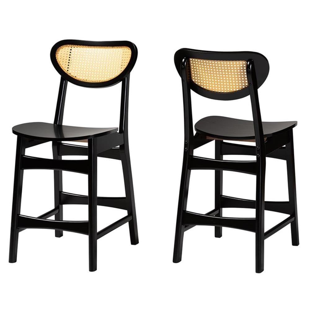 Baxton Studio Hesper Counter Stool Set