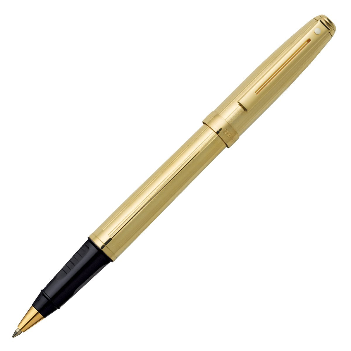 Sheaffer Prelude Rollerball Pen, Fluted 22Kt Gold Plate Trim (E136851)