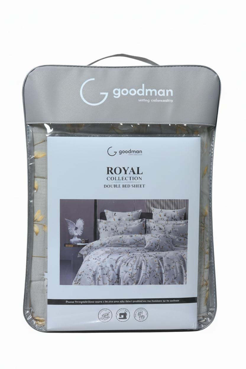 Beds&Frills Goodman Royal Collection Double Bedsheet 228 Cm*248 Cm With Two Pillow Covers & 1 Double Bed Ac Comforter