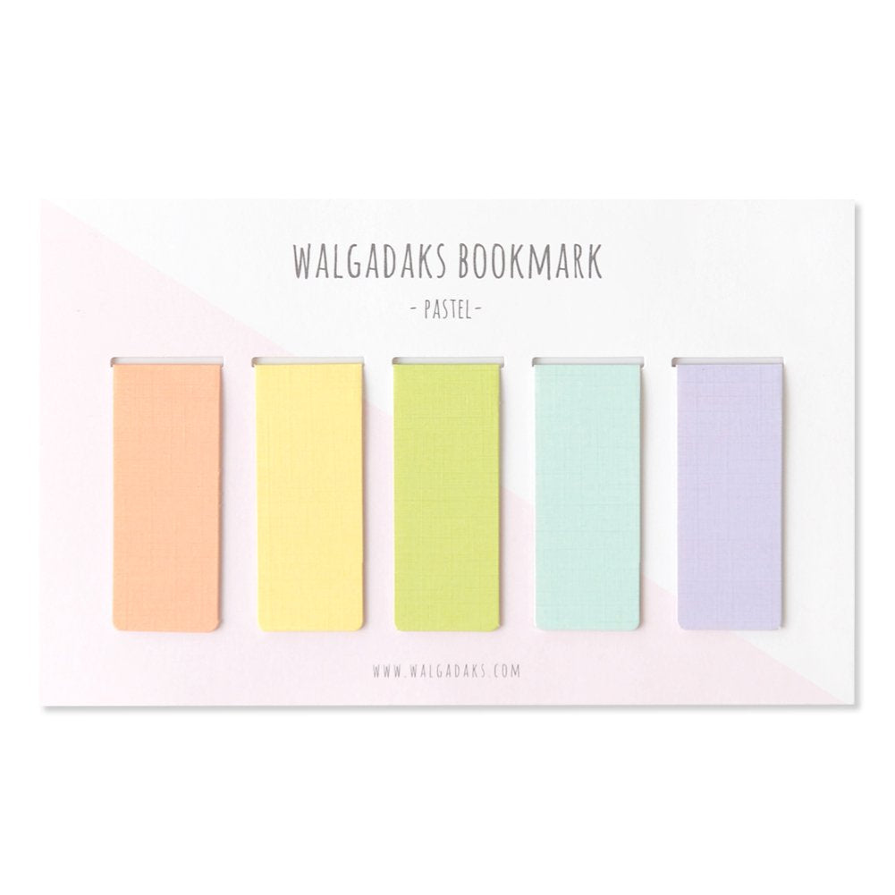 Monolike Magnetic Bookmarks Pastel, Set Of 5