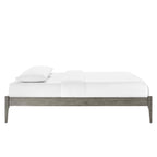 Modway Mod-6246-Gry June Queen Wood Platform Bed Frame, Gray