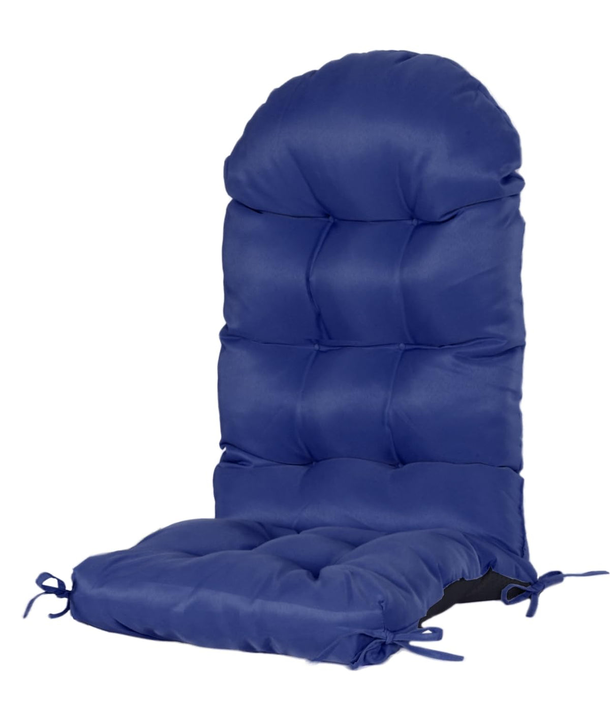 Navine Adirondack Chair Cushion, Thickened Rocking Chair Cushion With Tie And Non-Slip Bottom, Water-Resistant And Uv-Protected