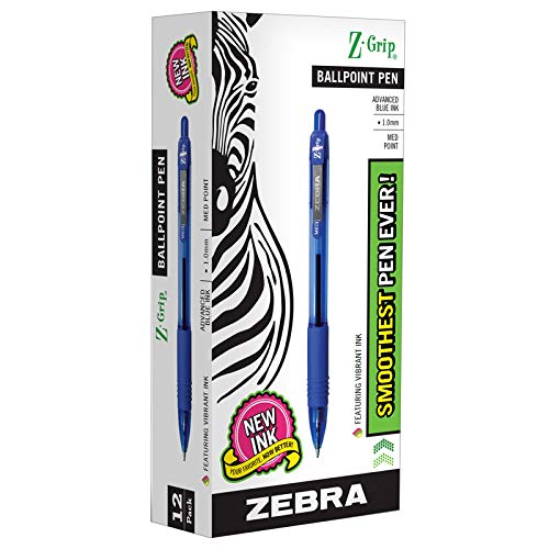 ZEBRA PEN CORPORATION (6 DZ) Z GRIP BALLPOINT PEN BLUE 12