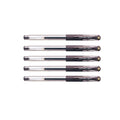 Uni Gel Ballpoint Pen Uni-Ball Signo Extra Fine 0.38Mm, Brown Black 5Pcs