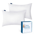 Toddler / Travel Pillow Protector Cover Zippered 2 Pack Waterproof Fit For Pillows 13X18 And 14X19 Pillow