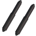 Toilet Paper Holder Roller 2pcs Black Color Plastic Toilet Tissue Flexible Holder Replacement Bathroom Plastic Spring Loaded Ins