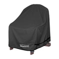 Ultcover Waterproof Patio Adirondack Chair Cover For Outdoor Chair Size Upto 28W X 31D X 36H Inch, Black