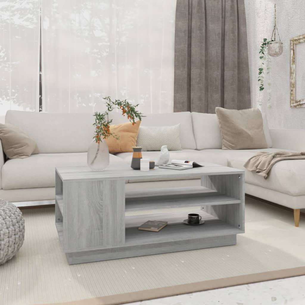 imasay Coffee Table Gray Sonoma 40.2x21.7x16.9 Engineered Wood