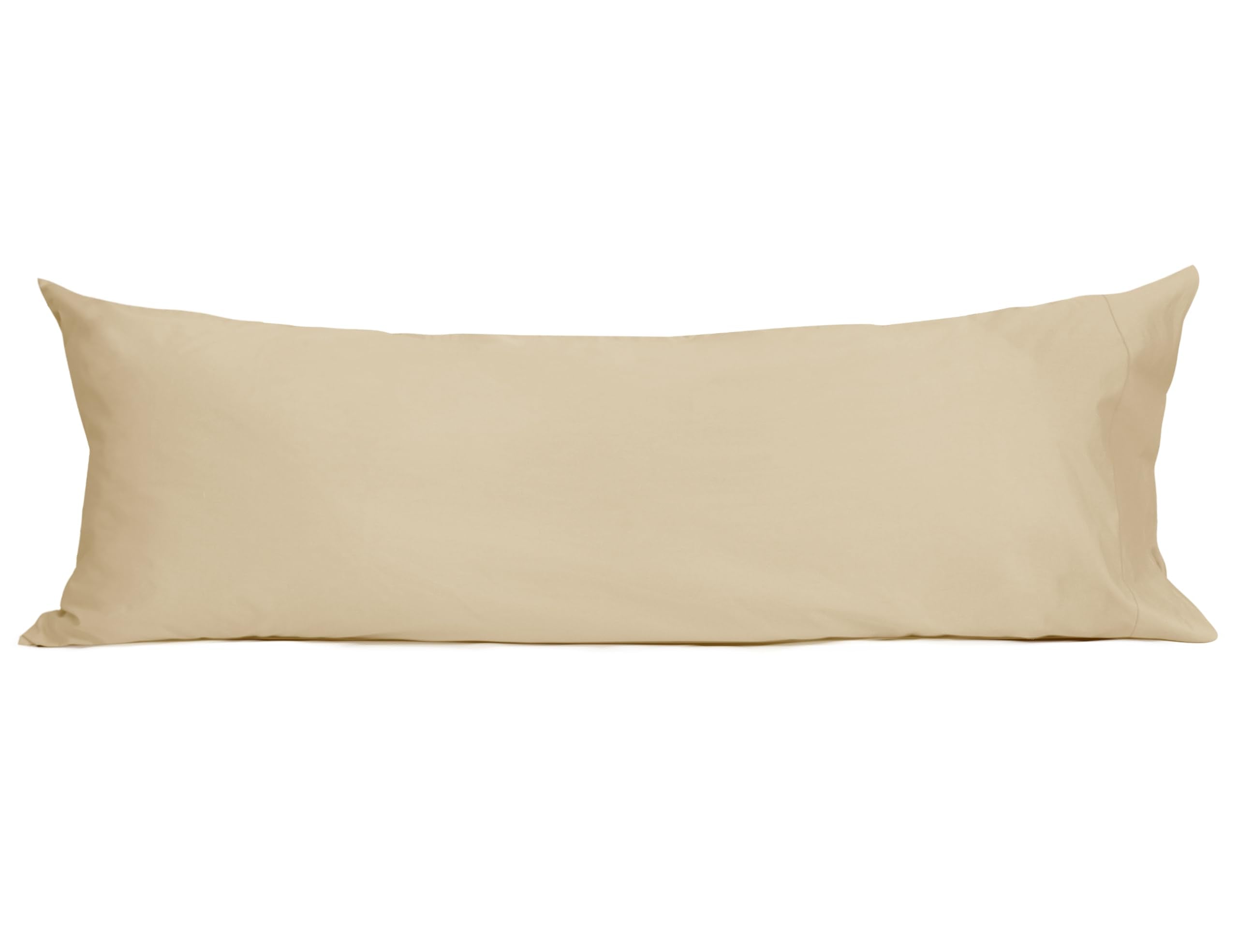 Sunflower Body Pillowcase 100% Cotton Long Pillow Cover/Case Envelope Closure 1 Pack, 21  54 Inches Sandshell, Soft And Breathab
