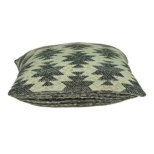 HomeRoots 100% Cotton Parkland Collection Awnee Southwest Tan Pillow Cover with Down Insert