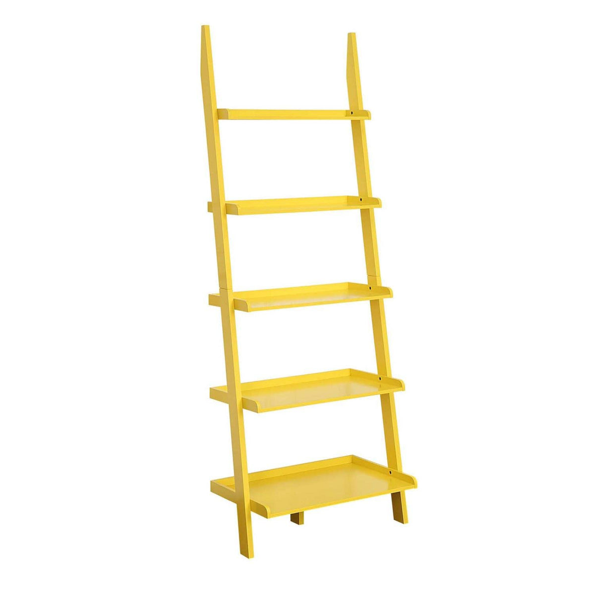 Convenience Concepts American Heritage Bookshelf Ladder, Yellow