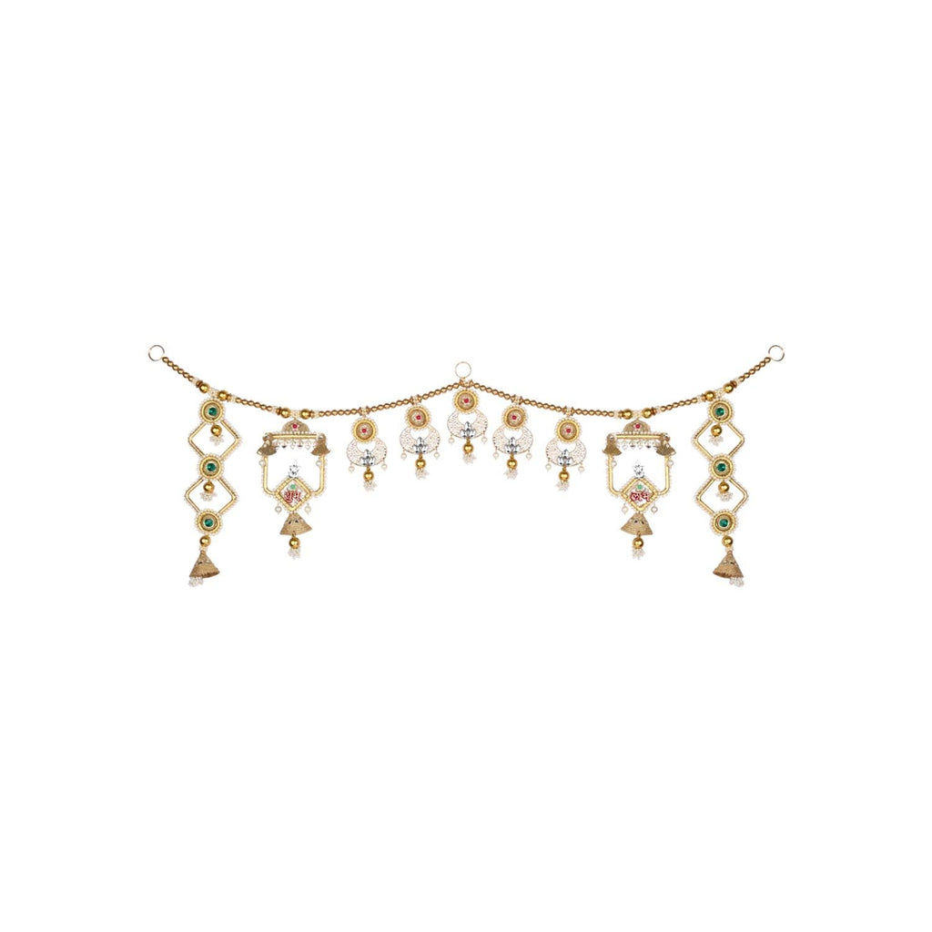 I Jewels Traditional Toran Artificial Flower Garlands Handmade Door Entrance Hanging Home Wall Decoration For Diwali (Hd03)