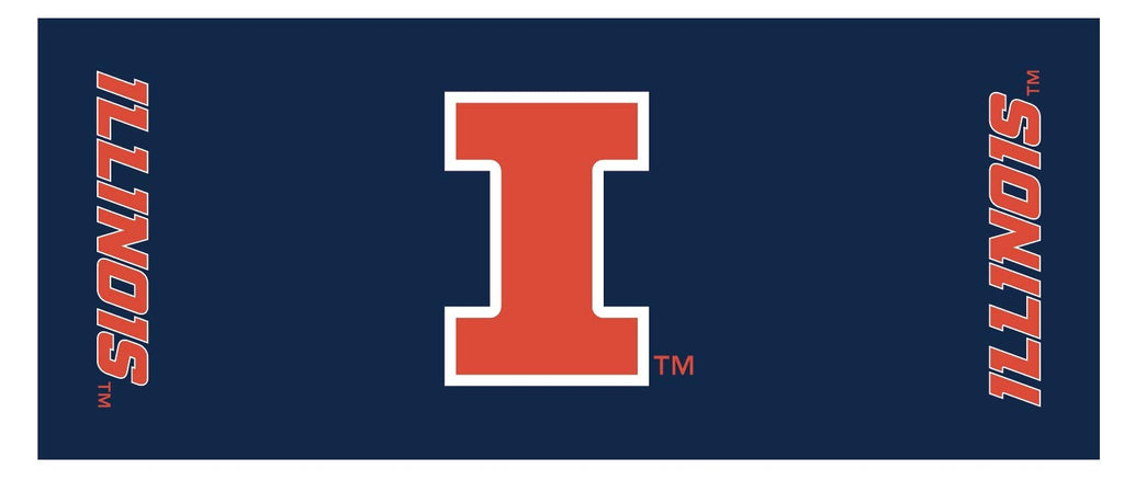 Collegiate Kwik-Covers Rectangle Plastic Table Covers, Bundle Of 2 (University Of Illinois, 6')
