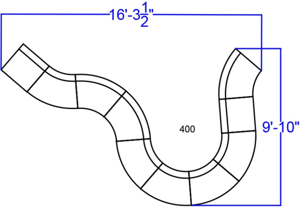 Flash Furniture Hercules Alon Series White Leathersoft Reception Configuration, 10 Pieces