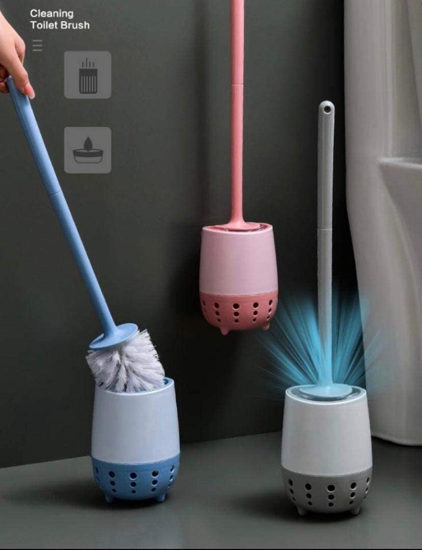 Zeinwap Toilet Brush | Wall Mounted Toilet Cleaning Brushes |Brushes for Bathroom Cleaning Japanese Designed Modern Design with