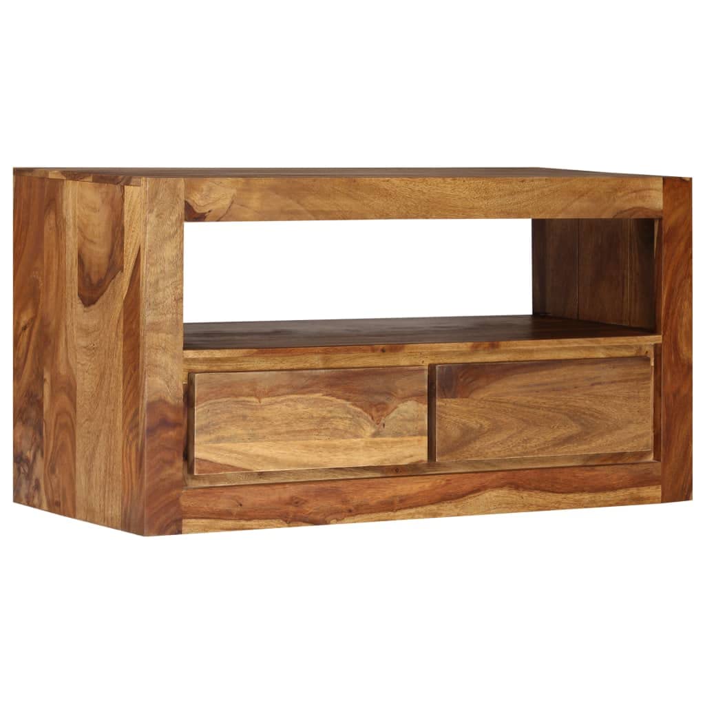Vidaxl Tv Cabinet Solid Sheesham Wood 31.5''X11.8''X15.7''