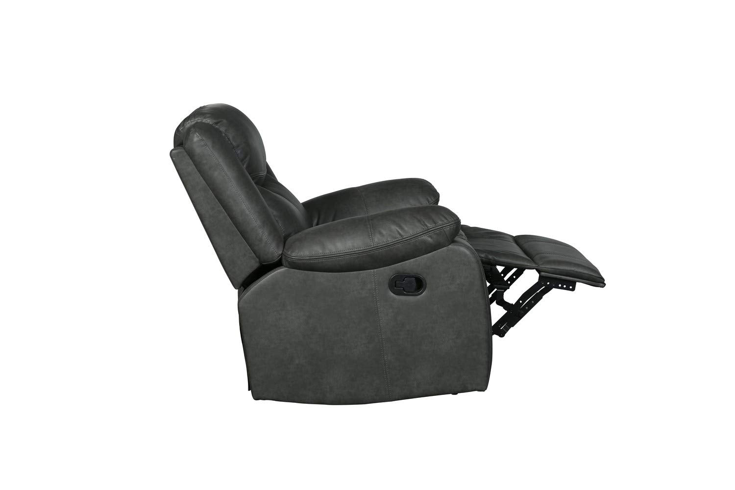 HomeRoots 42&quot; Gray Reclining Chair