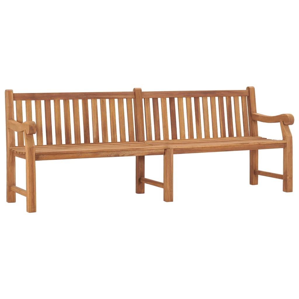 vidaXL Patio Bench 89.8&quot; Solid Teak Wood