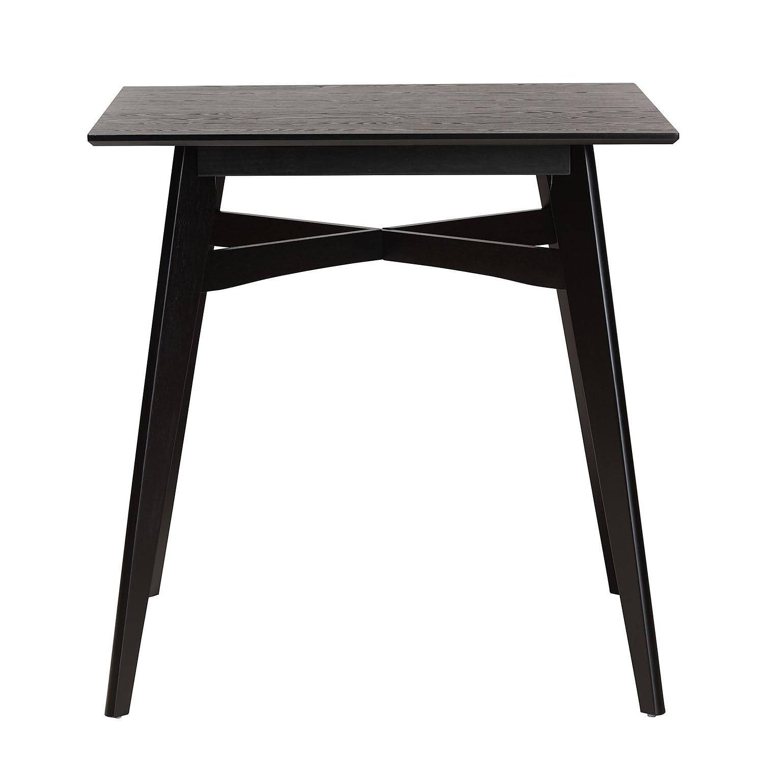 Baxton Studio Leena Counter Height Pub Table, 35.4-inch D x 35.4-inch W, Black (234-13287-HiT)