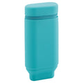 Lihit Lab A7694-14 Stand Pencil Case, Oval Type, Light Blue