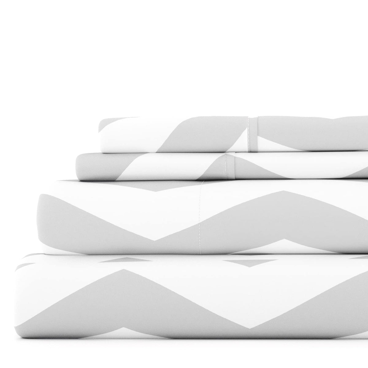 Linen Market 4 Piece Queen Bedding Sheet Set (Gray Arrow) - Sleep Better Than Ever With These Ultra-Soft & Cooling Bed Sheets Fo