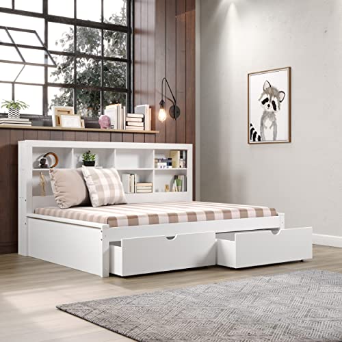 Donco Kids Equable Modern Full Bookcase Daybed - Thumbnail 4
