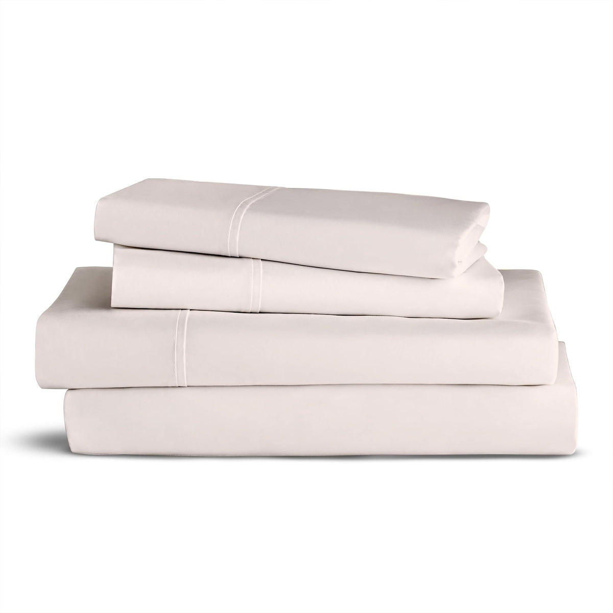 Purity Home King Size Light Pink Sheet Set, 400 Thread Count Deep Pocket Bed Sheets For King Bed, 100% Cotton Light Pink Sheets,