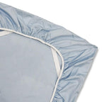Low Profile Cotton Sateen Fitted Sheet Only (7-10 Inches) Full Size-Ivory, Bed Linens Made In Usa