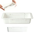 Cxomnndiw 2 Pack Expandable Deep Drawer Organizer for Kitchen, Ideal as Cutlery Drawer Organizer. Sliding, Adjustable, 12.417.7