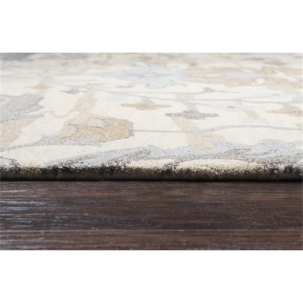 Rizzy Home Alora Decor Liberty 5' X 8' Motif Beige/Gray Blue/Gray/Cream/Lt. Brown Area Rug