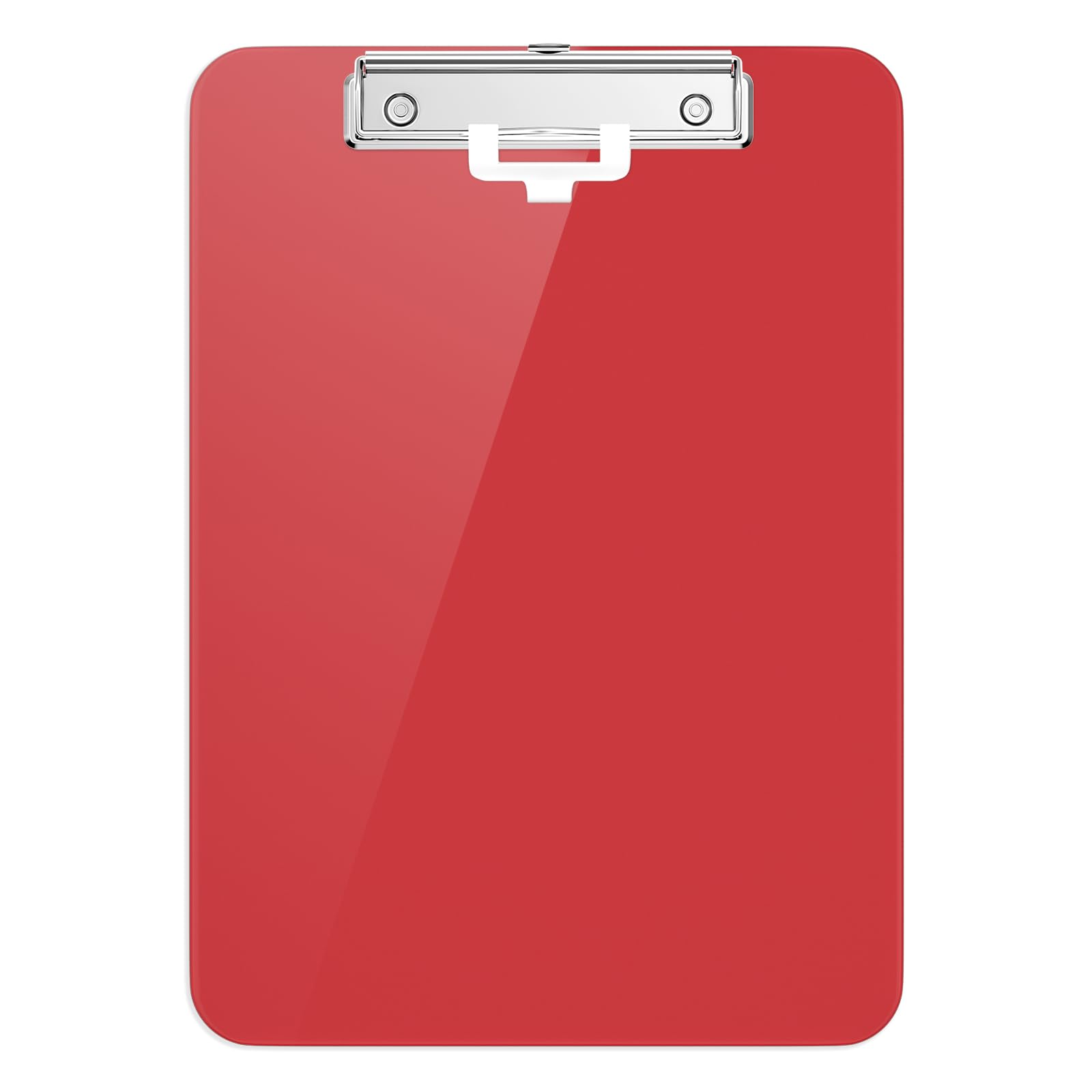 Hongri Plastic 8.5 X11 Clipboards, Red A4 Clipboard Letter Size For Nurses, Students, Teacher, Office And School, Clip Board Wit