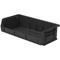 AkroMils 30232 AkroBins Plastic Storage Bins, 5x11x3, Black, 8Pack