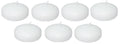 Dlight Online Large White Floating Candles 3 Inch Bulk Pack Wax Discs for Events, Weddings, Spa, Home Decor, Special Occasions,
