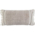Rizzy Home 20" x 20" Poly Filled Pillow with Woven Cotton Cover-Natural