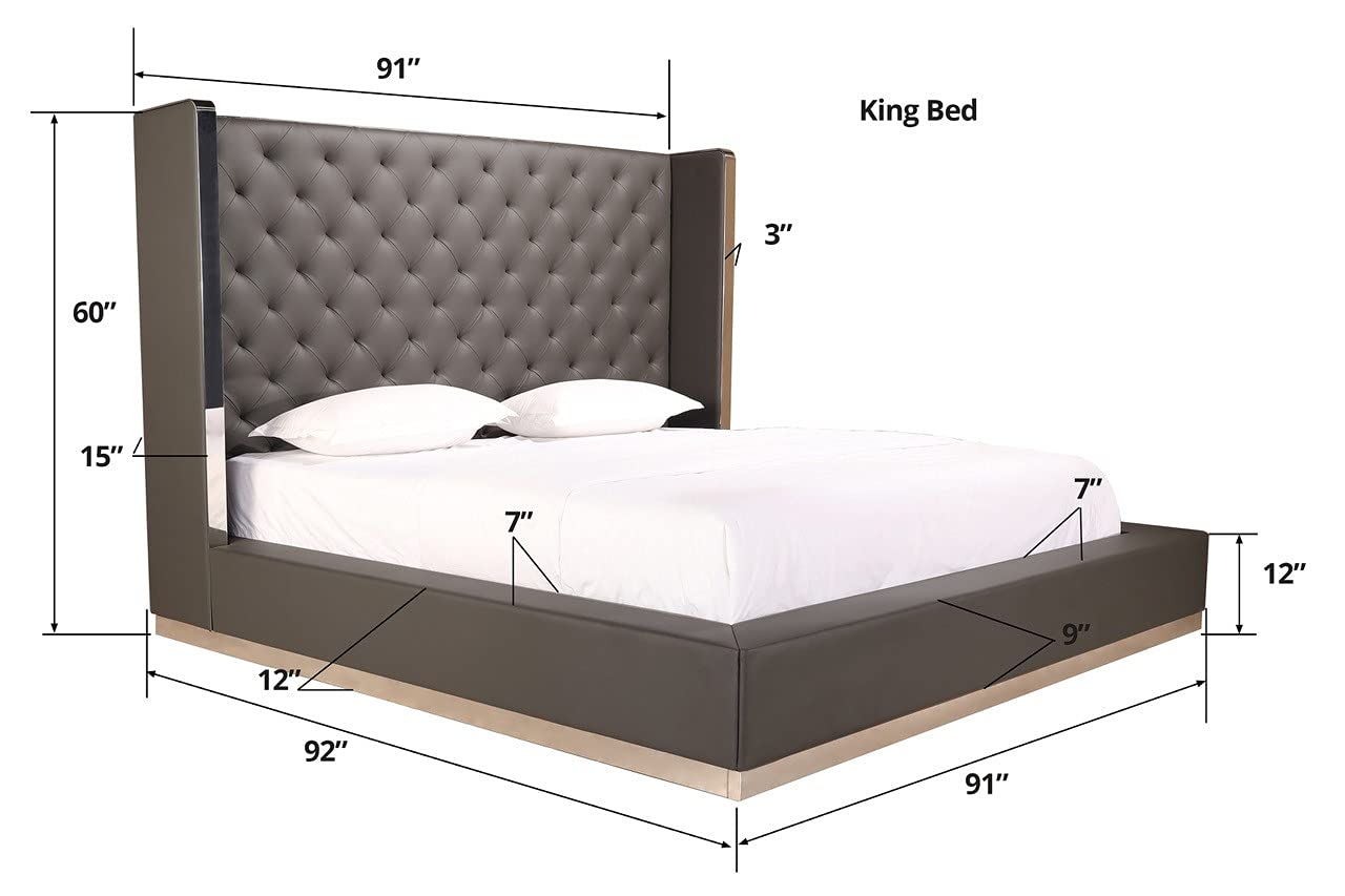 World Mod Modern Abrazo Bed King
