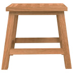 Vidaxl Step Stool 11.4"X8.9"X10" Solid Wood Walnut